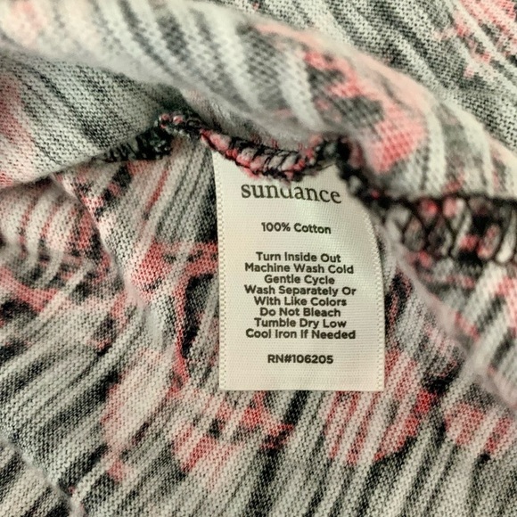 Sundance Henley T shirt Rosey Delights, PS - 100% cotton - Picture 3 of 8